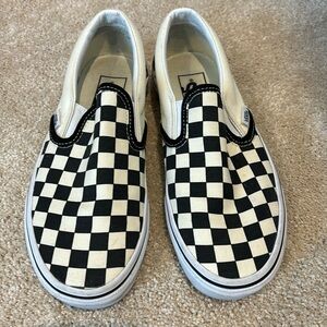 Checkered Off the Wall Vans